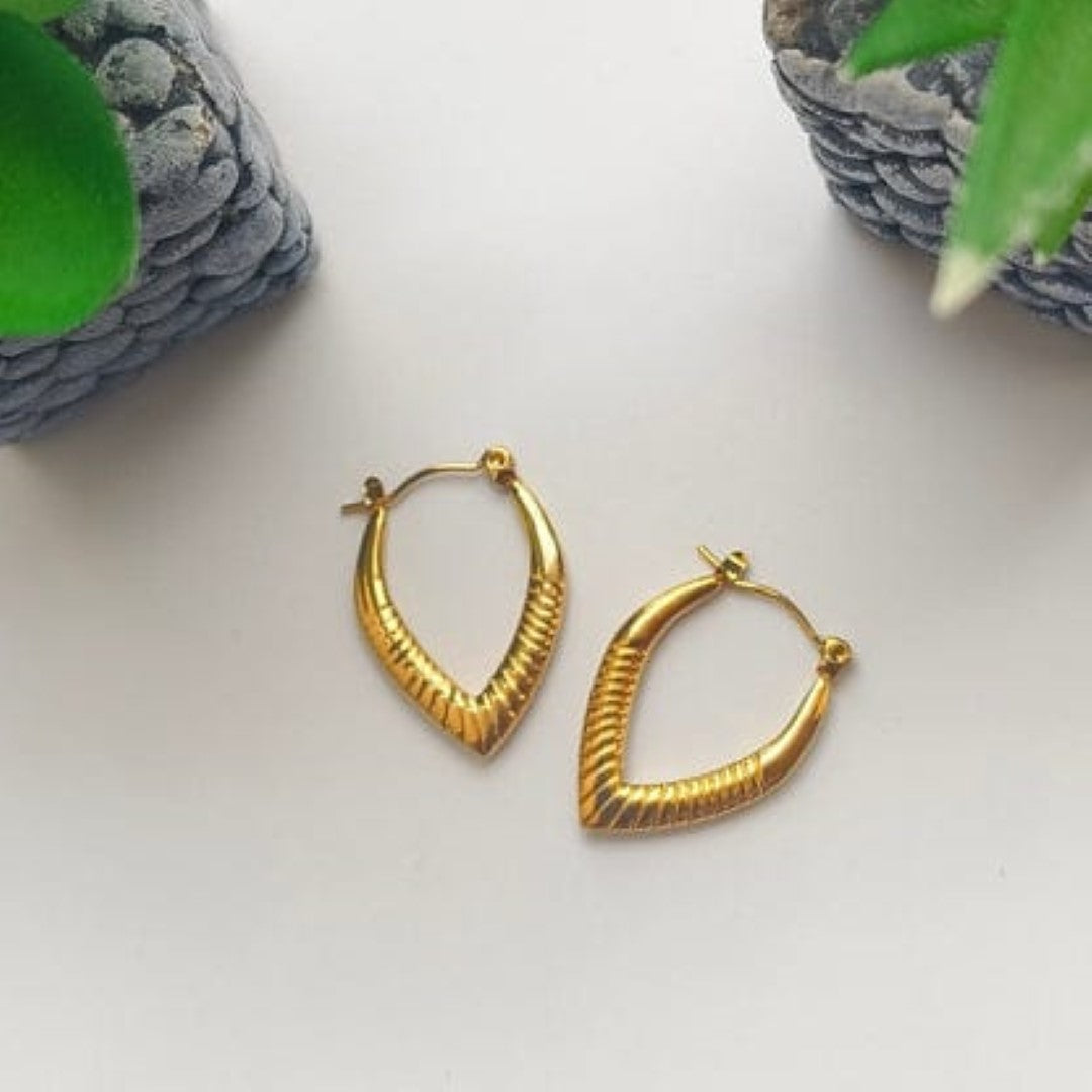 Gold Hoop Earing