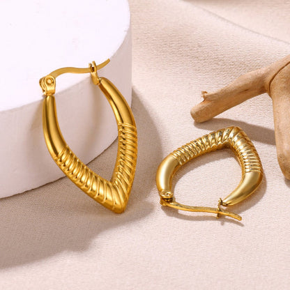 Gold Hoop Earing