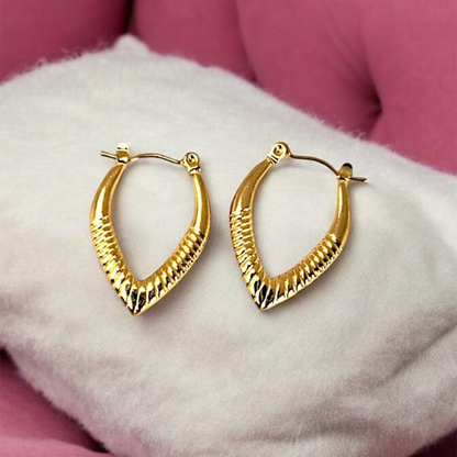 Gold Hoop Earing
