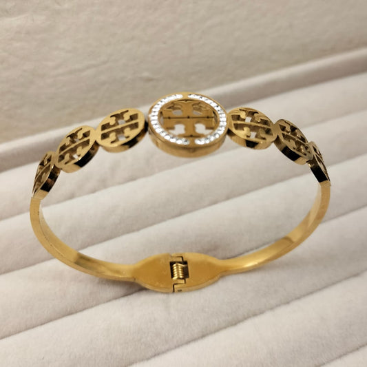 TORY BURCH - DIAMOND & GOLD BRACELET  (K9)