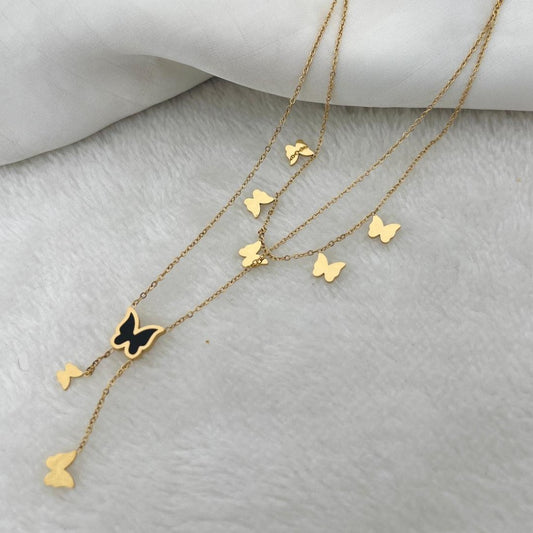 Double Layer ButterFly Style Pendant (N5)
