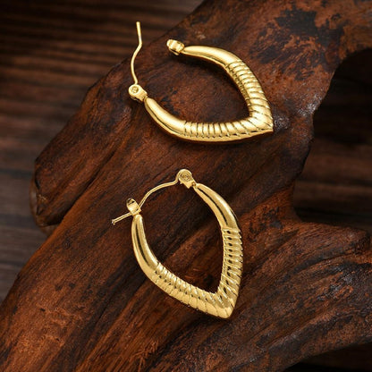 Gold Hoop Earing