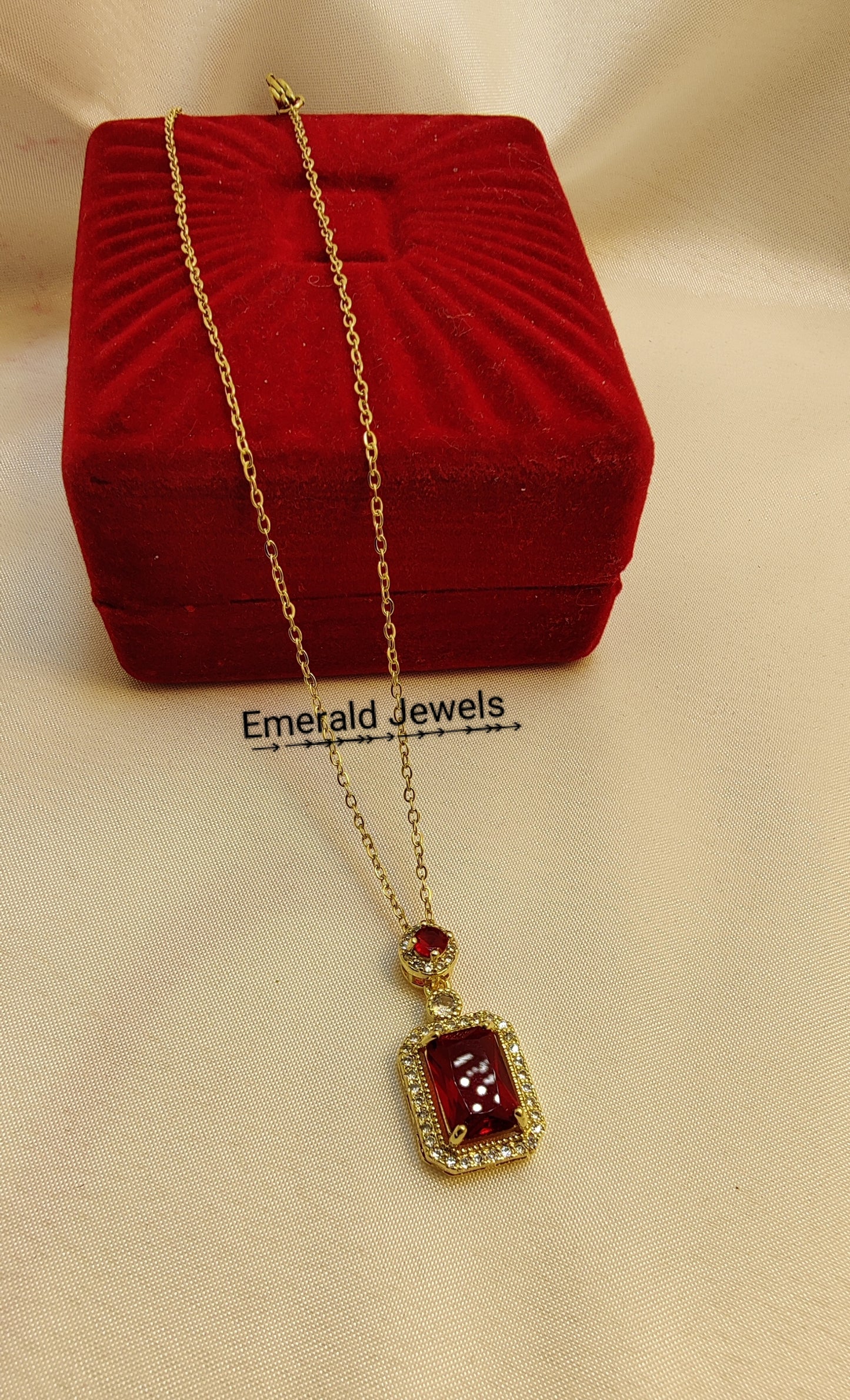 Diamond Rectangle Pendant (N3)