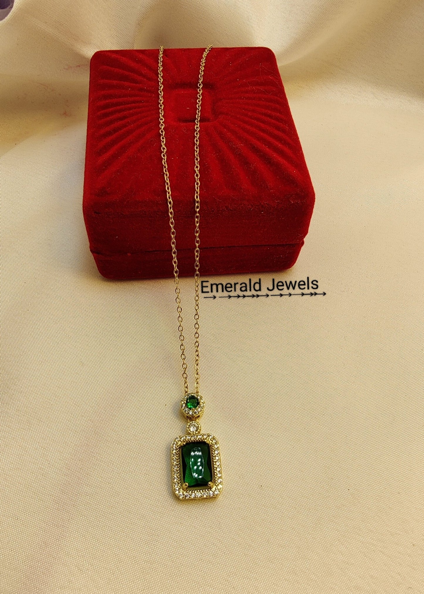 Diamond Rectangle Pendant (N3)