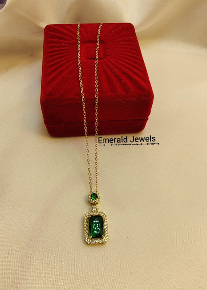 Diamond Rectangle Pendant (N3)