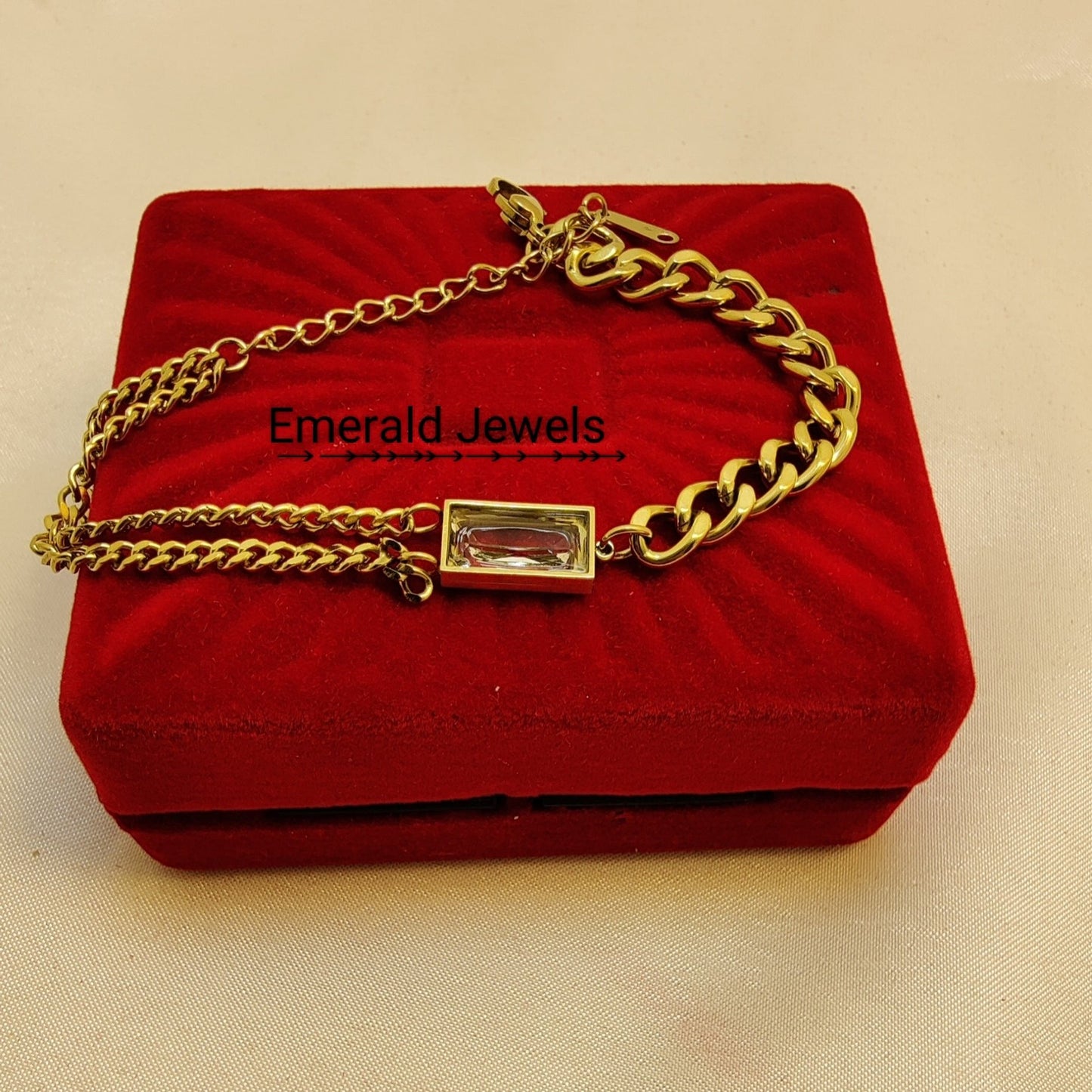 Bracelet With Double Chain  (B9)