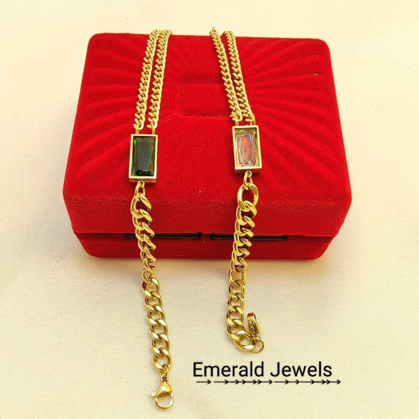 Bracelet With Double Chain  (B9)