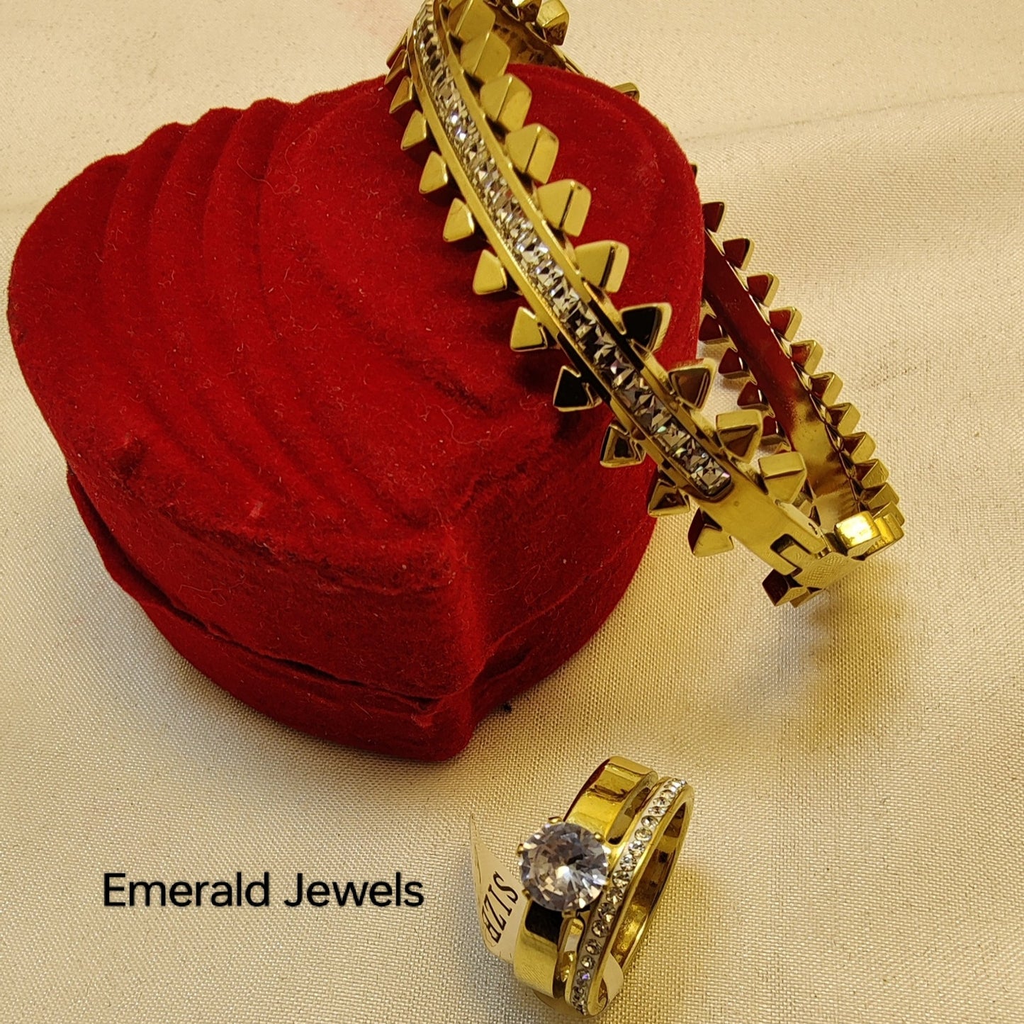 Beautiful Diamond Bracelet with Ring