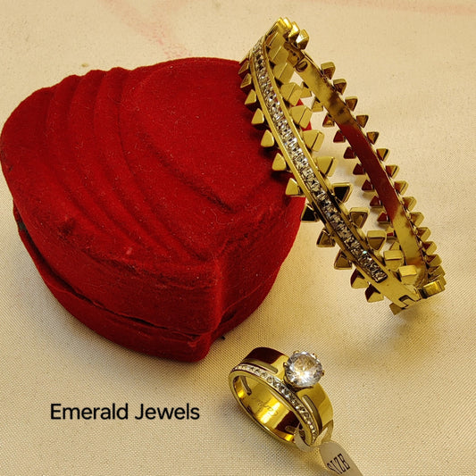 Beautiful Diamond Bracelet with Ring